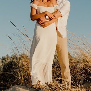 REFORMATION Butterfly Dress - Ivory